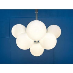 Mid-Century Swiss Space Age Pendant Lamp by E. R. Nele for Temde, 1960s