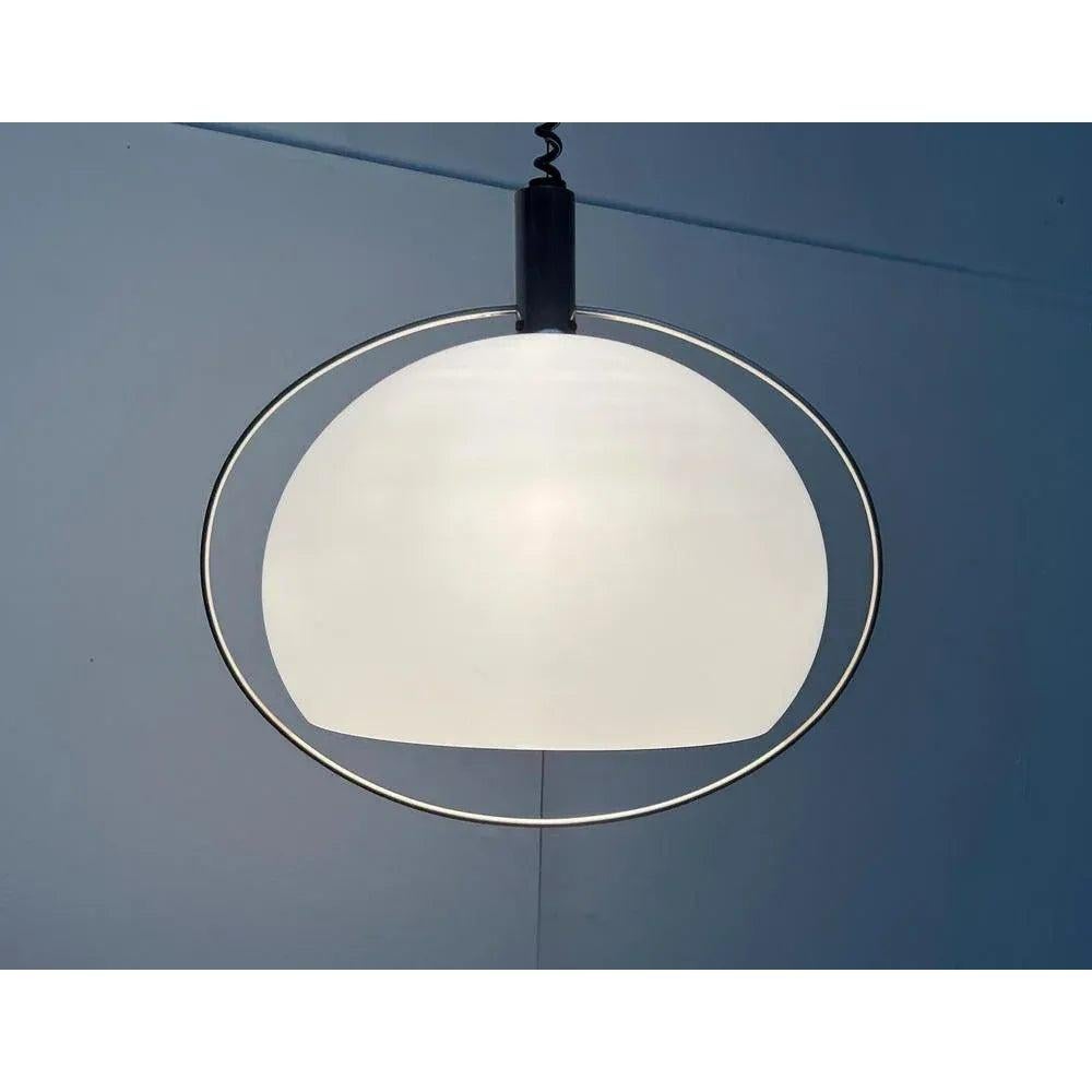 Mid-Century moderno Lampada a sospensione A Space Age di Temde, Svizzera di metà secolo, anni '60 in vendita