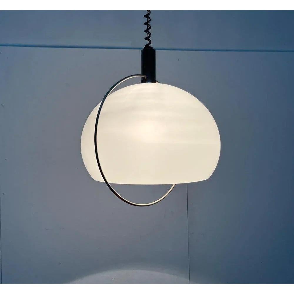 Metallo Lampada a sospensione A Space Age di Temde, Svizzera di metà secolo, anni '60 in vendita