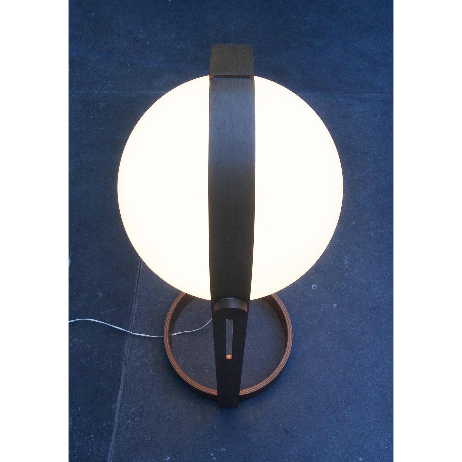 Lampada da terra in plastica e compensato di Temde, 1960, Svizzera, metà del secolo. In condizioni buone in vendita a Hamburg, DE