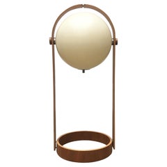 Mid-Century Swiss Space Age Plastic & Plywood Floor Lamp from Temde, 1960s
