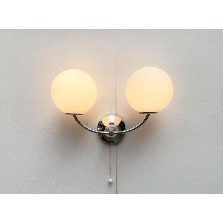 Sconce dell'era spaziale svizzera di metà secolo di E.R. Nele per Temde, anni '60 In condizioni ottime in vendita a Hamburg, DE