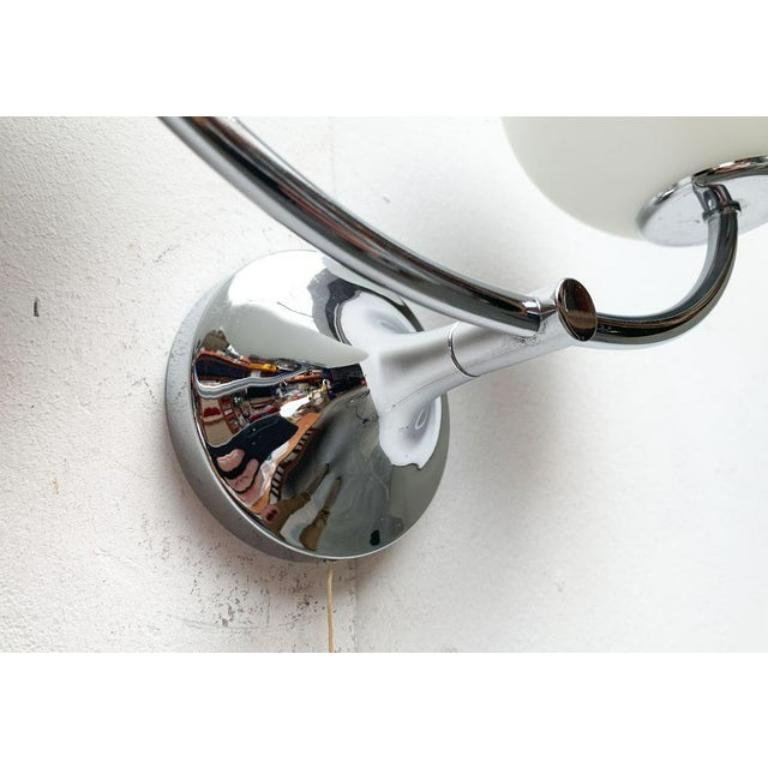 Sconce dell'era spaziale svizzera di metà secolo di E.R. Nele per Temde, anni '60 in vendita 2