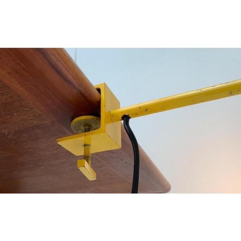 Métal Lampe de table suisse de l'ère Space du milieu du siècle par SLZ Team pour Swiss Lamps, 1960s en vente