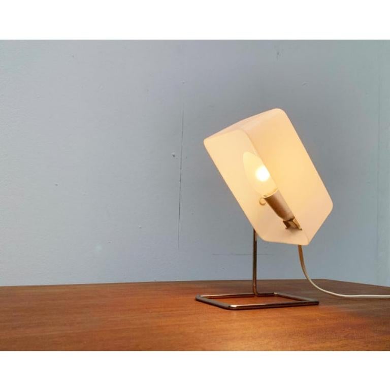 Metal Mid-Century Swiss Space Age Table Lamp from Temde, 1960s For Sale