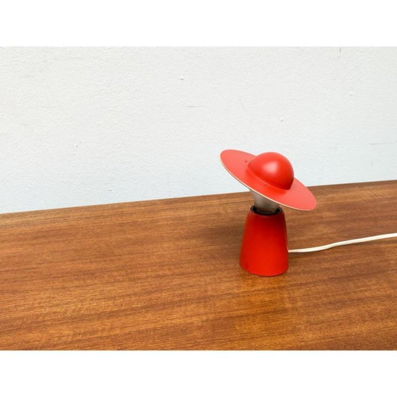 Metal Mid-Century Swiss Space Age Table Lamp from Temde, 1960s