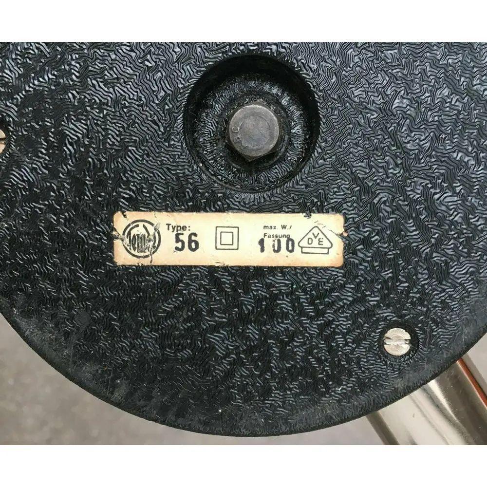 Lampadaire suisse de type 56 de l'ère spatiale du milieu du siècle dernier de Temde, années 1960 en vente 5