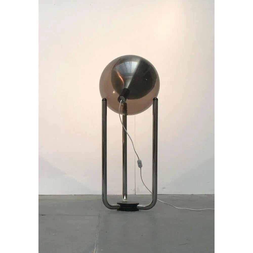 Mid-Century Modern Lampadaire suisse de type 56 de l'ère spatiale du milieu du siècle dernier de Temde, années 1960 en vente