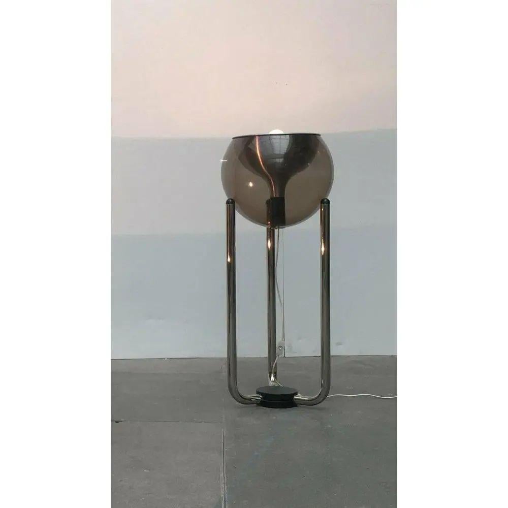 Lampadaire suisse de type 56 de l'ère spatiale du milieu du siècle dernier de Temde, années 1960 Excellent état - En vente à Hamburg, DE