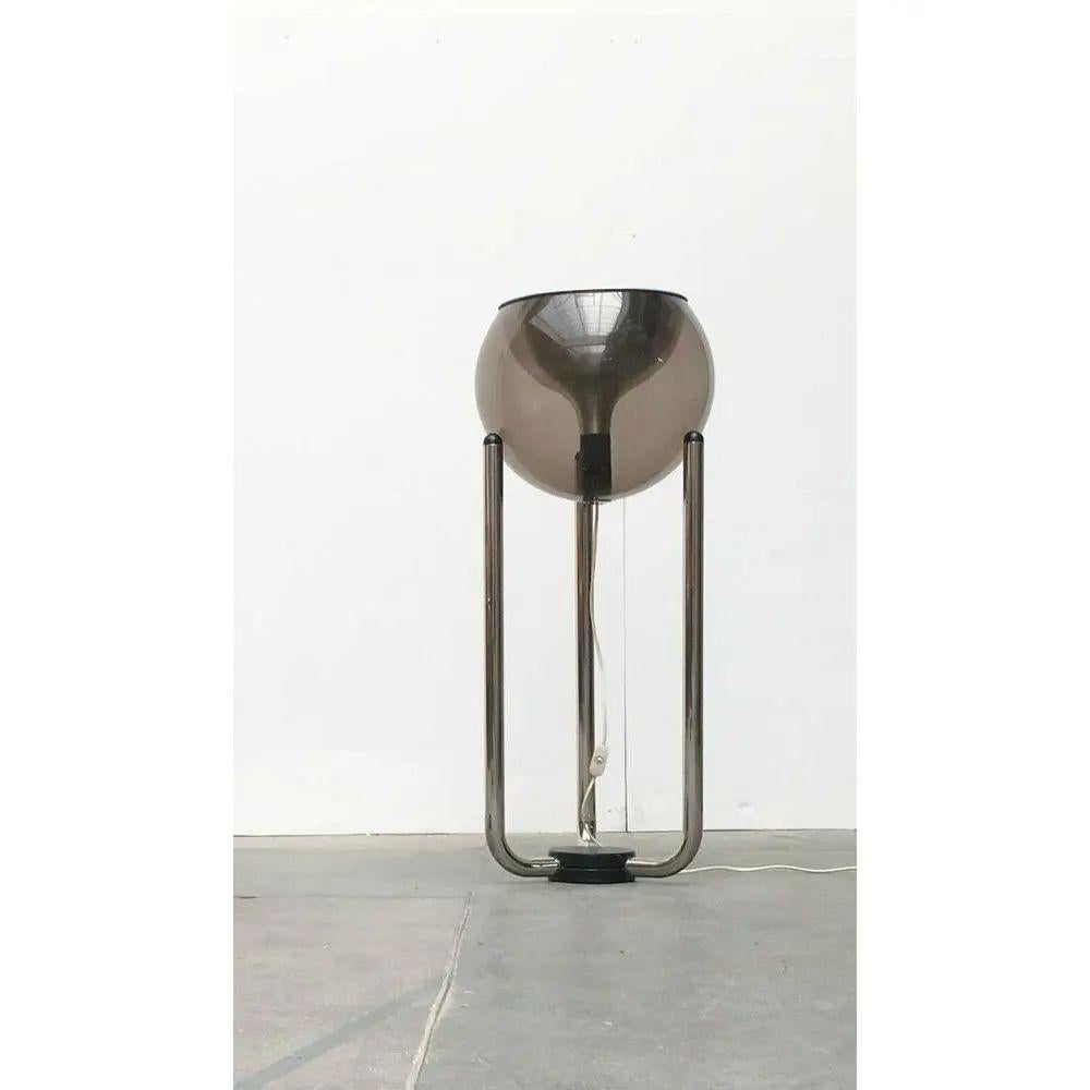 Métal Lampadaire suisse de type 56 de l'ère spatiale du milieu du siècle dernier de Temde, années 1960 en vente