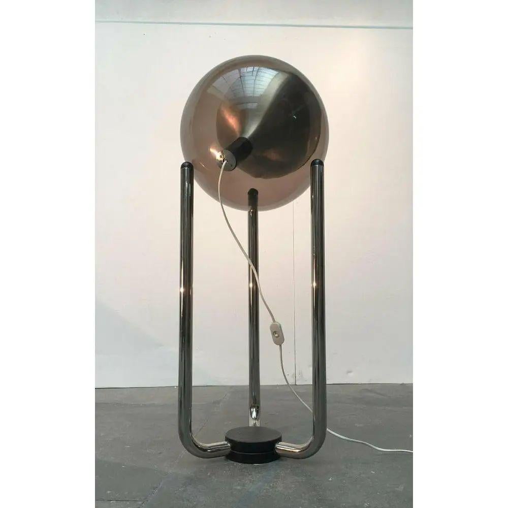 Lampadaire suisse de type 56 de l'ère spatiale du milieu du siècle dernier de Temde, années 1960 en vente 2