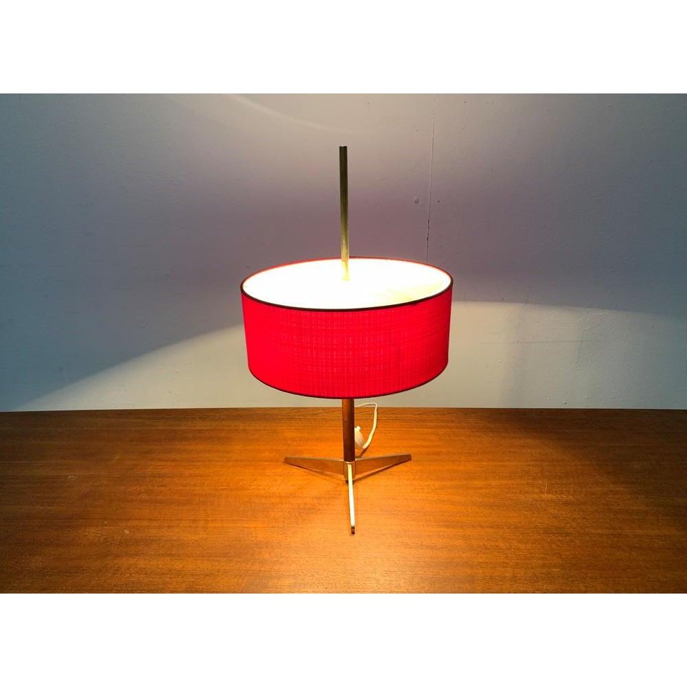 Metallo Lampada da tavolo a treppiede svizzera di metà secolo di SUB, anni '60 in vendita