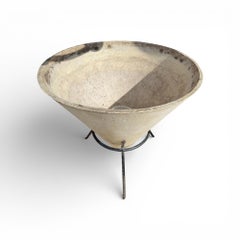 Mid-Century Swiss Willy Guhl Conical Planter with Stand