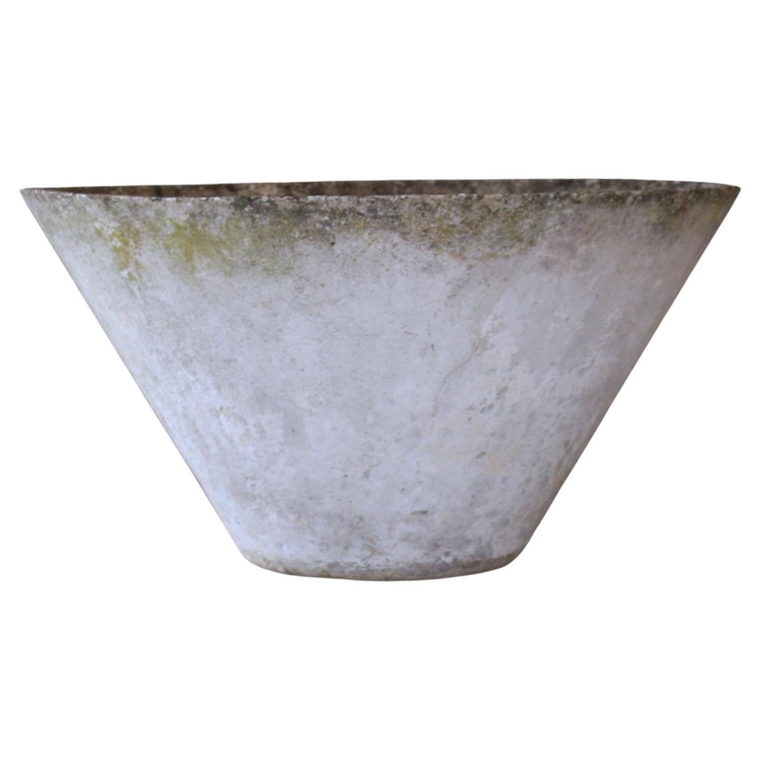Mid-Century Swiss Willy Guhl Round Tapered Jardinieres or Planters (5 available)