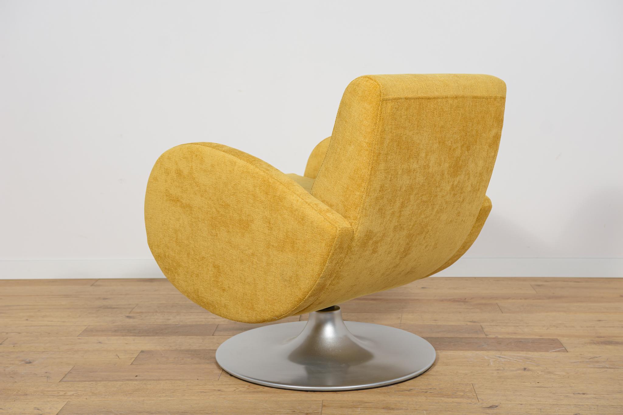Mid-20th Century Mid-Century Swivel Armchair, Denmark, 1960s. For Sale