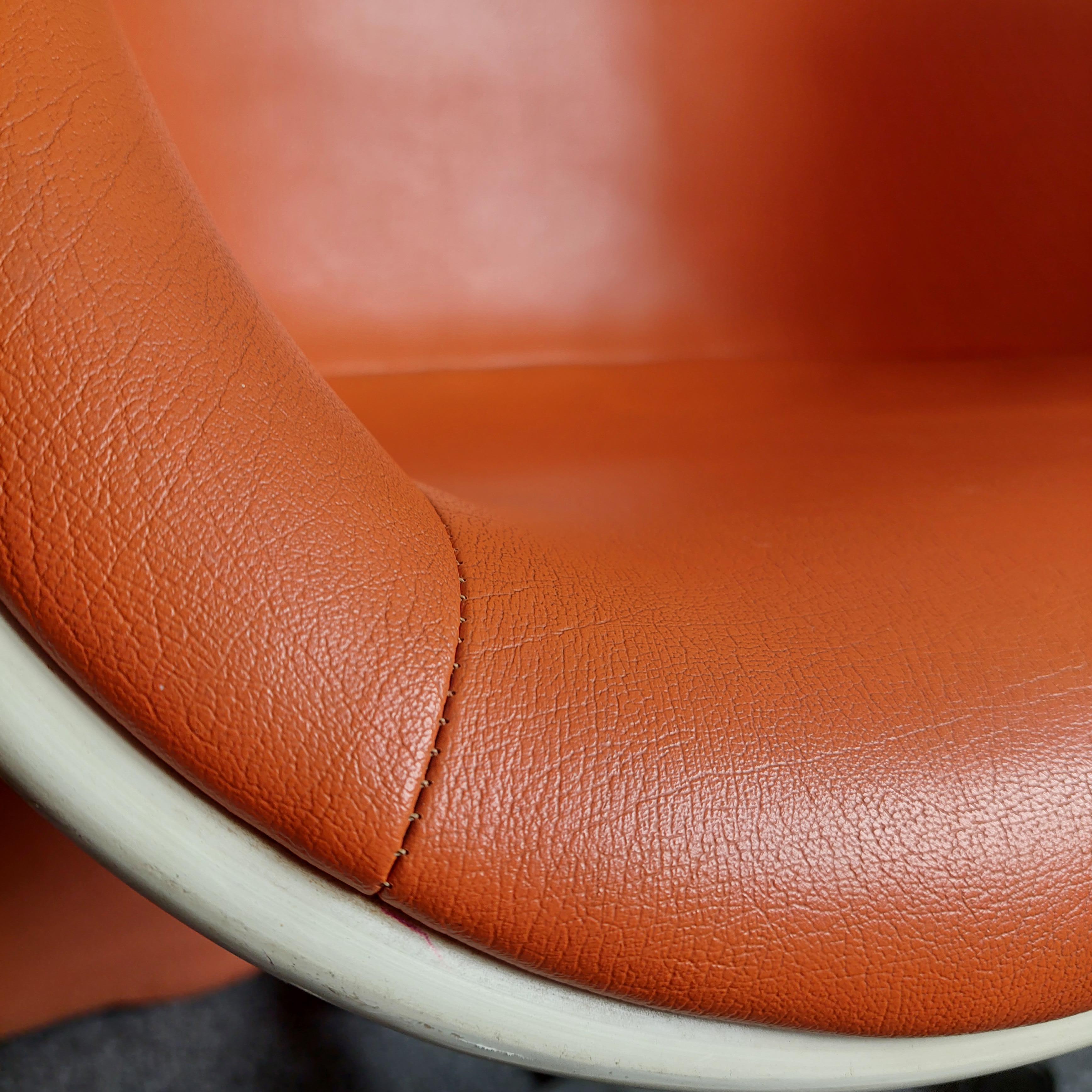 Mid Century Swivel Chair by Charles & Ray Eames Herman Miller, Fiberglass 1960s 3