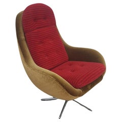 Vintage Mid Century swivel chair by UP Zavody, 1970´s