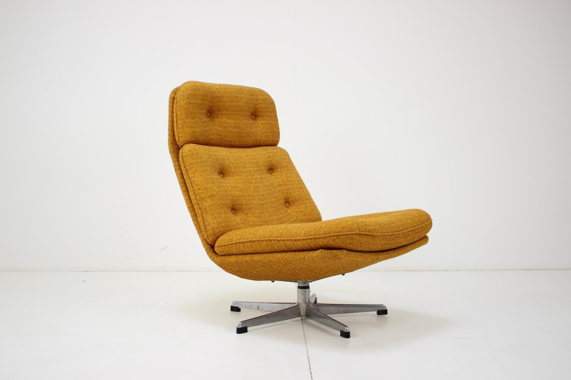 Mid-Century Modern Mid-Century Swivel Chair/ UP, Závody, 1970's