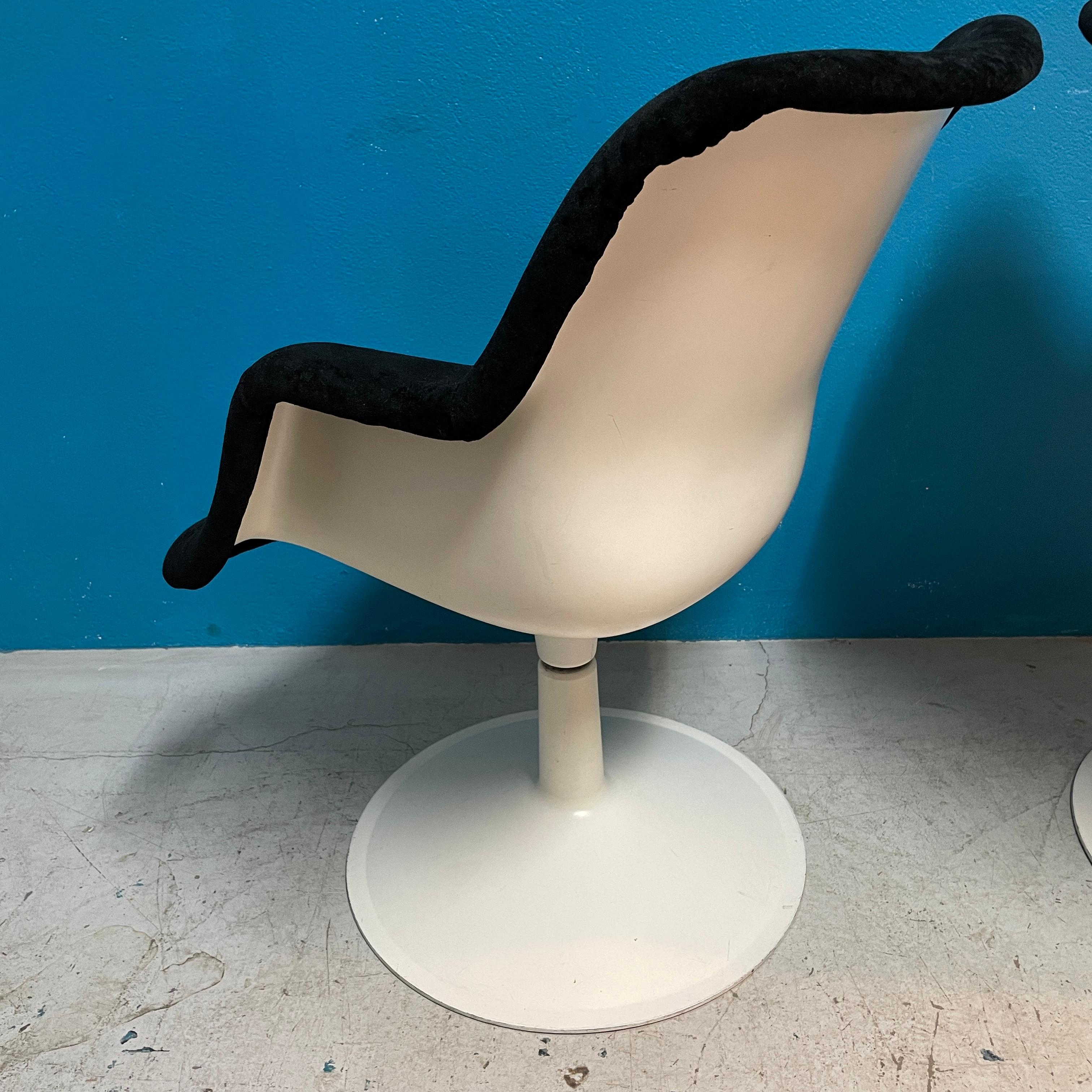 Mid-Century Swivel Chairs / Arm Chairs by Yrjö Kukkapuro for Haimi Finland 1960s 2