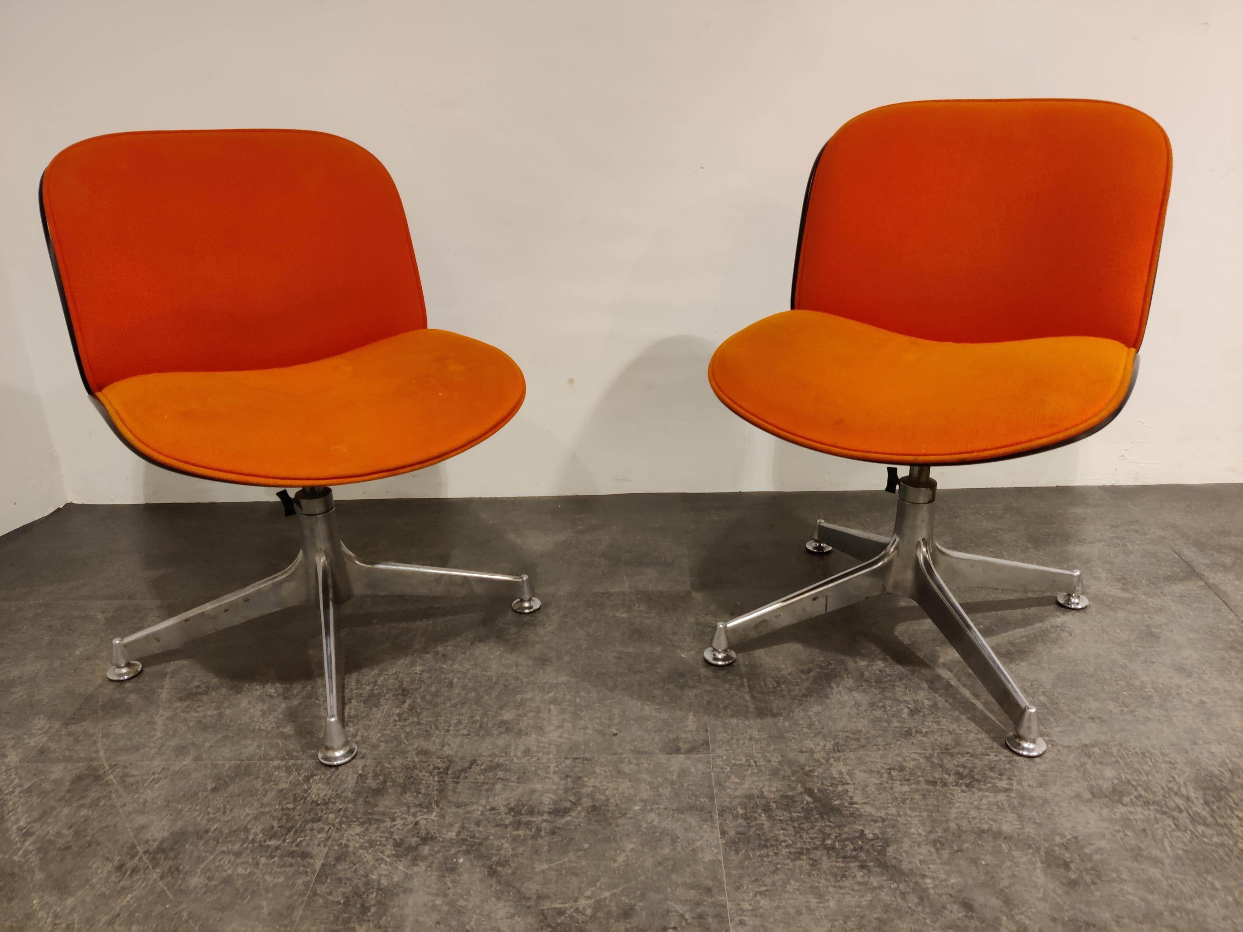 Mid-Century Modern Mid Century Swivel Chairs by Ico Parisi for MIM Italy, 1960s