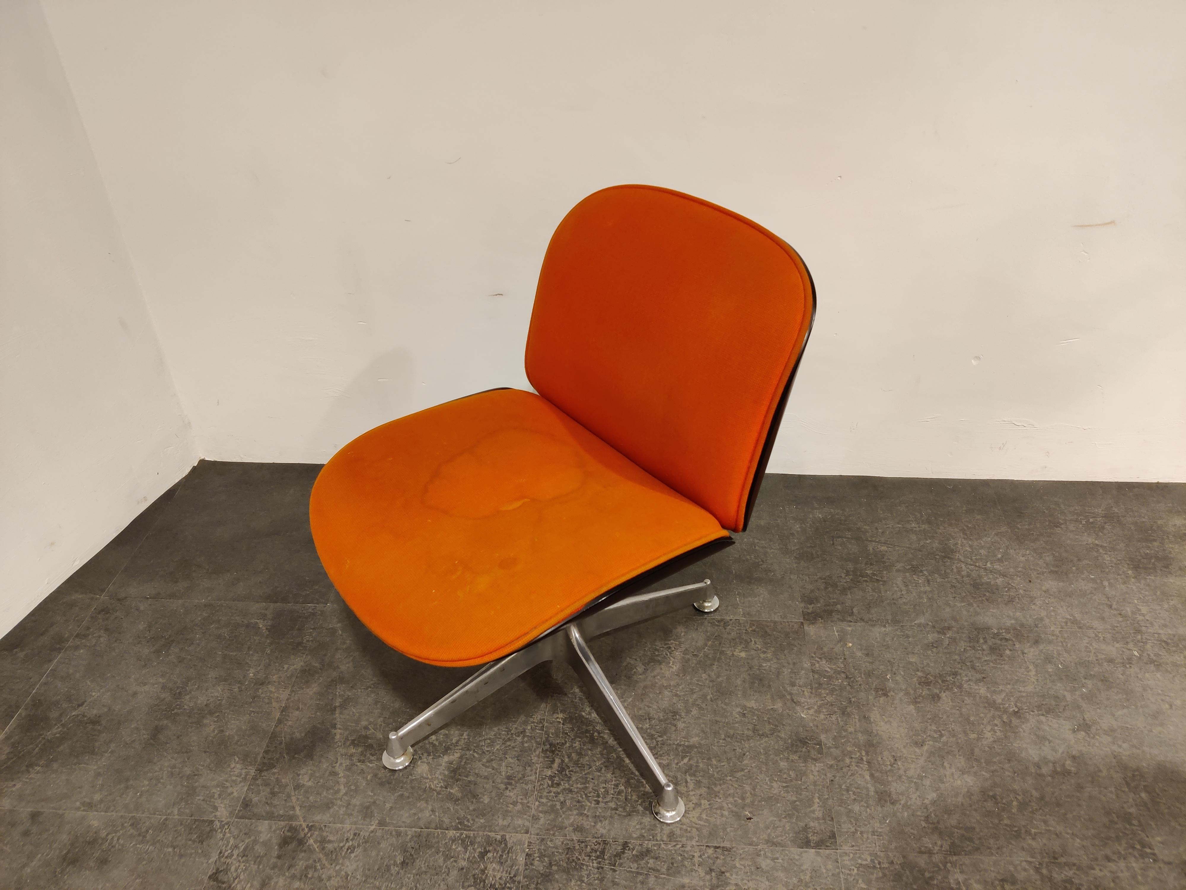 Mid Century Swivel Chairs by Ico Parisi for MIM Italy, 1960s 1
