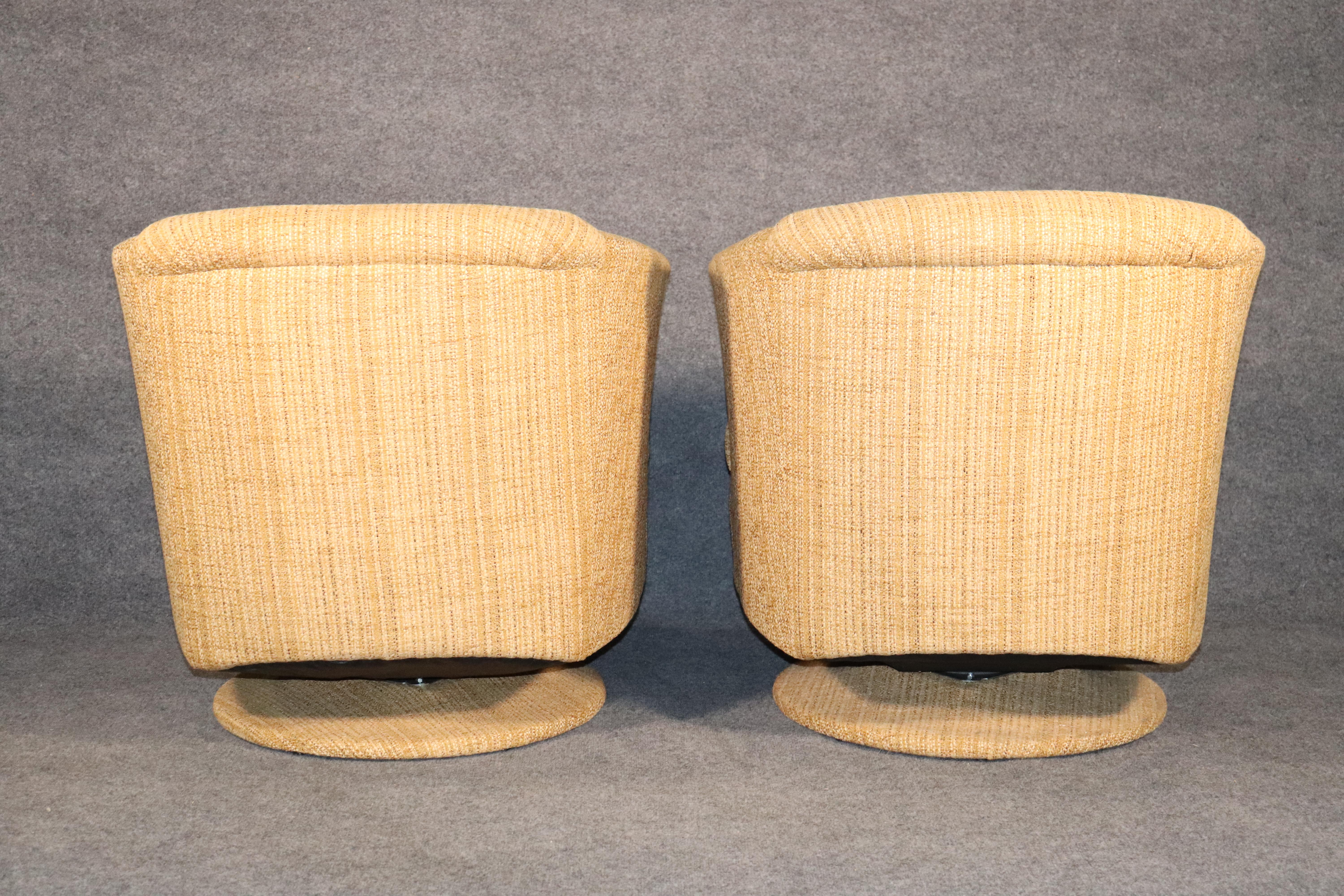 Sillones giratorios de mediados de siglo Moderno de mediados de siglo en venta