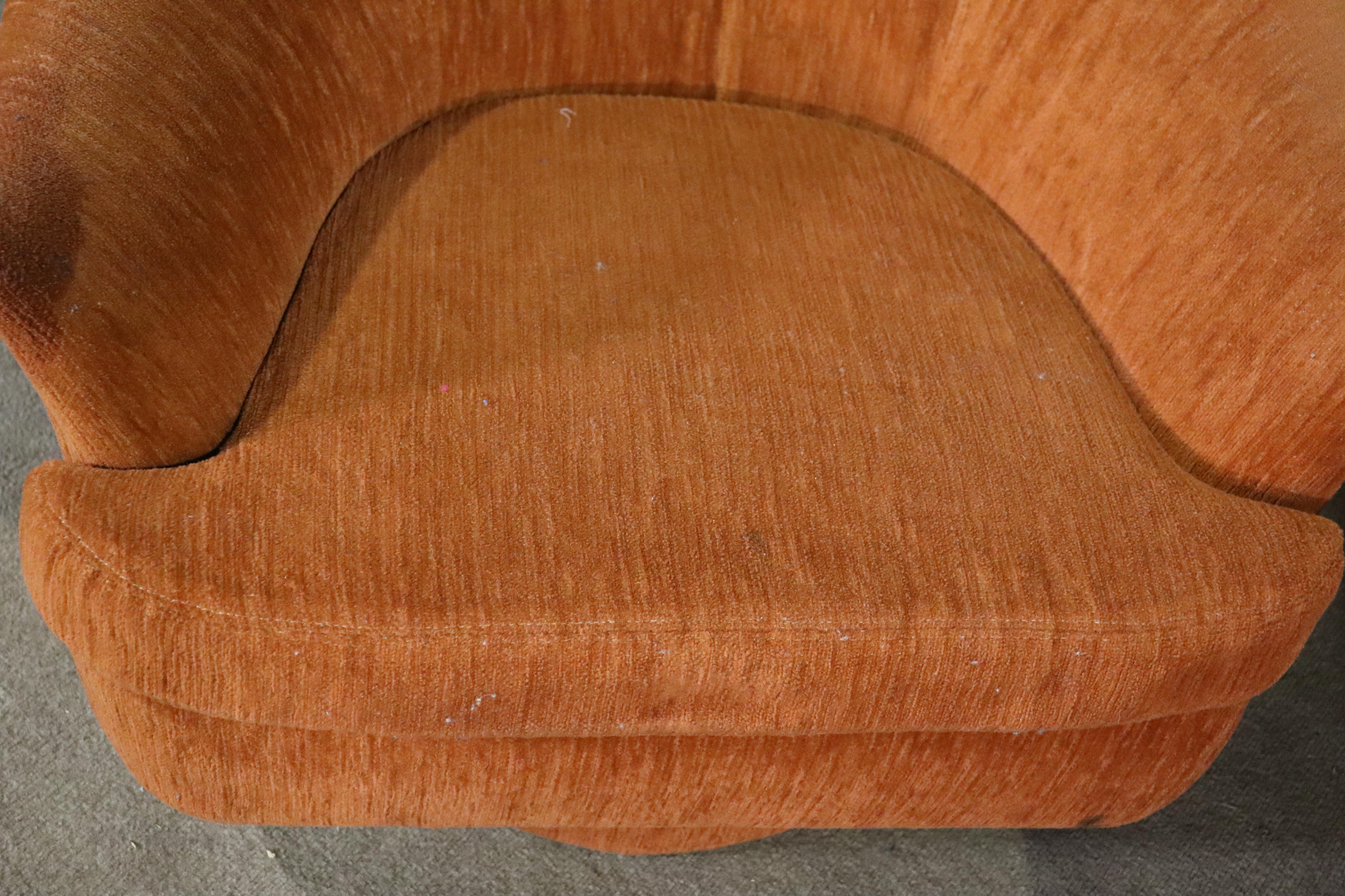 Mid-Century Modern Mid-Century Swivel Club Chairs For Sale
