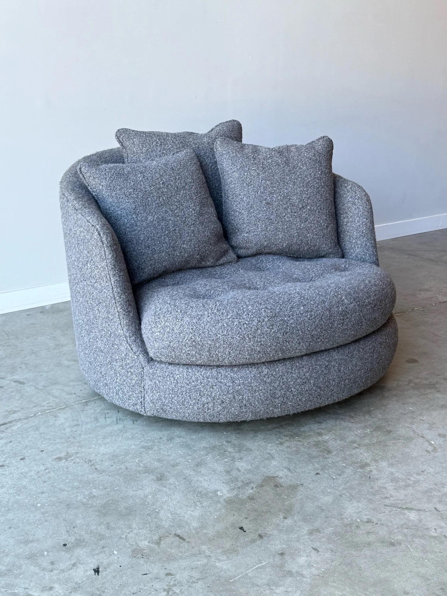 Américain Salon pivotant du milieu du siècle par Milo Baughman pour Thayer Coggin en vente