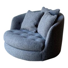 Mid-Century Swivel Lounge by Milo Baughman for Thayer Coggin