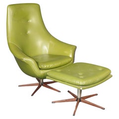 Midcentury Swivel Lounge Chair