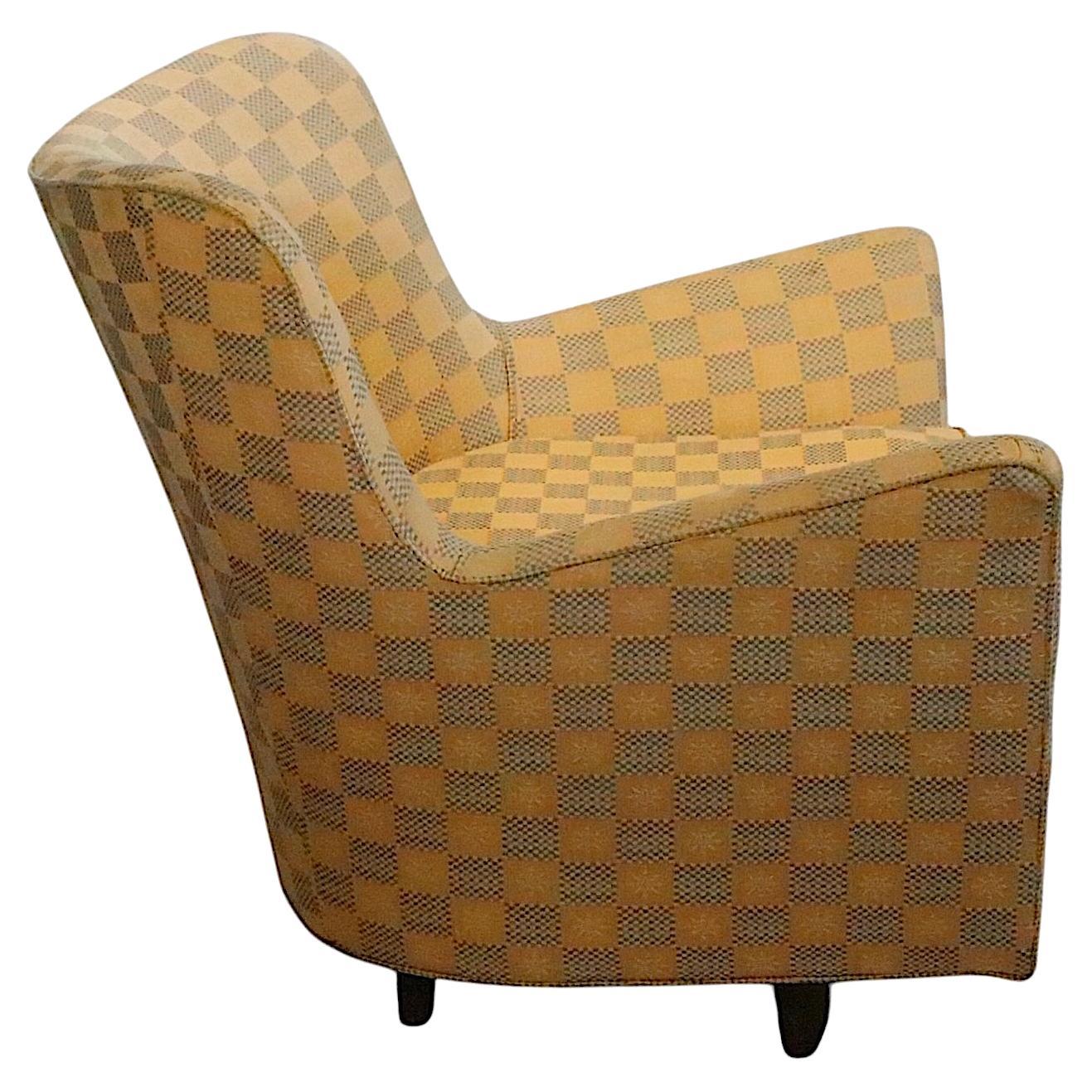 Américain Fauteuil pivotant du milieu du siècle dernier dans le style de Probber  Baughman en vente
