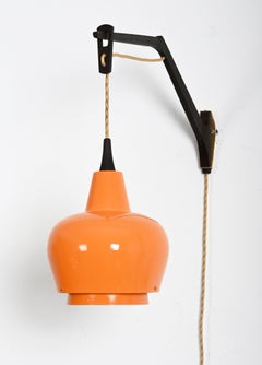 Mid-Century Swivel Mounted Wall Lamp