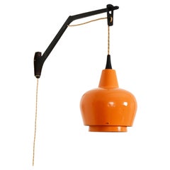 Mid-Century Swivel Mounted Wall Lamp