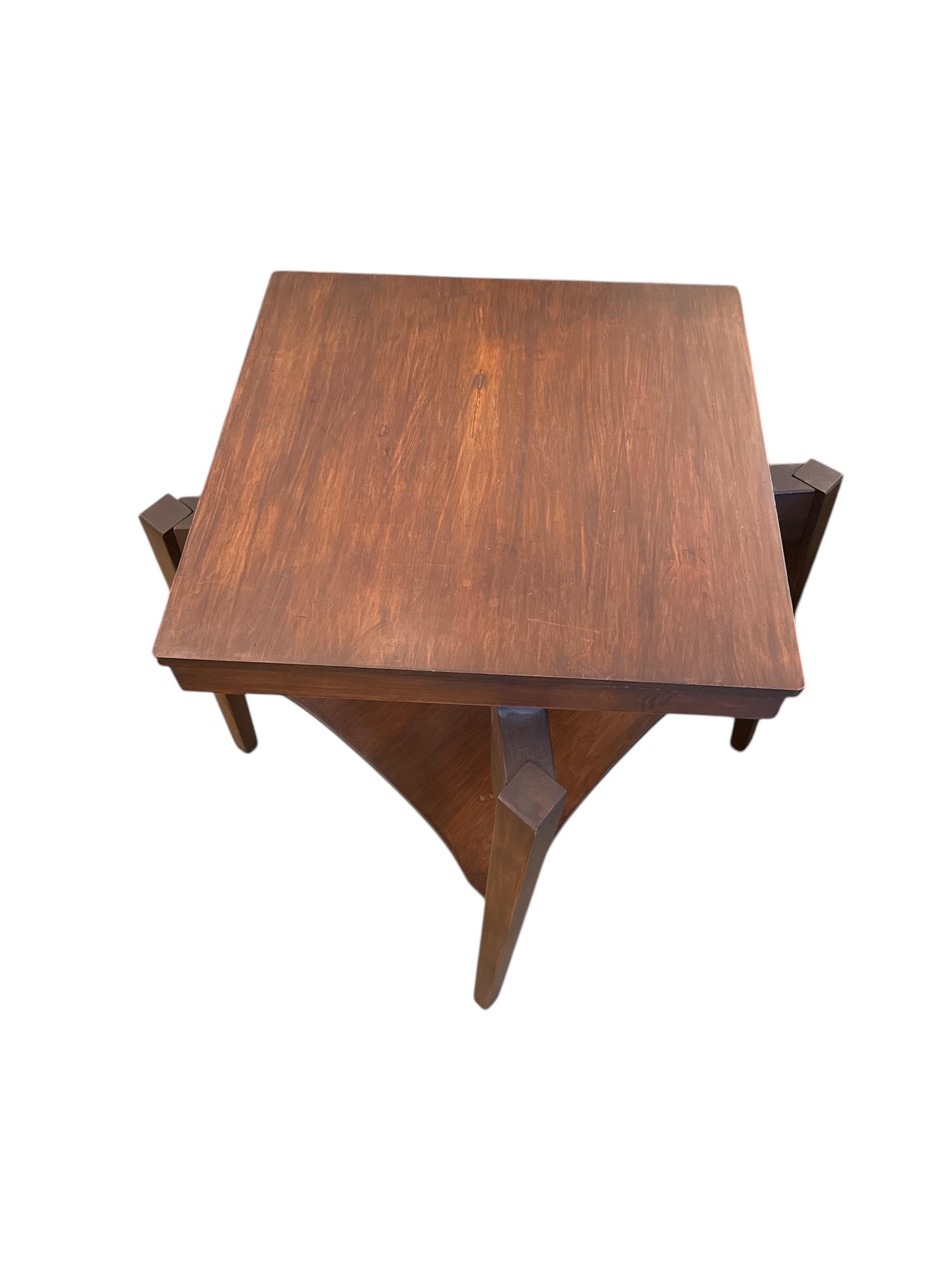 Mid Century Tisch mit drehbarer Platte von Universal (amerikanisch) im Angebot