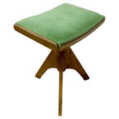 Retro Midcentury Swivelling Piano Stool or Dressing Table Seat by Reiner Modell