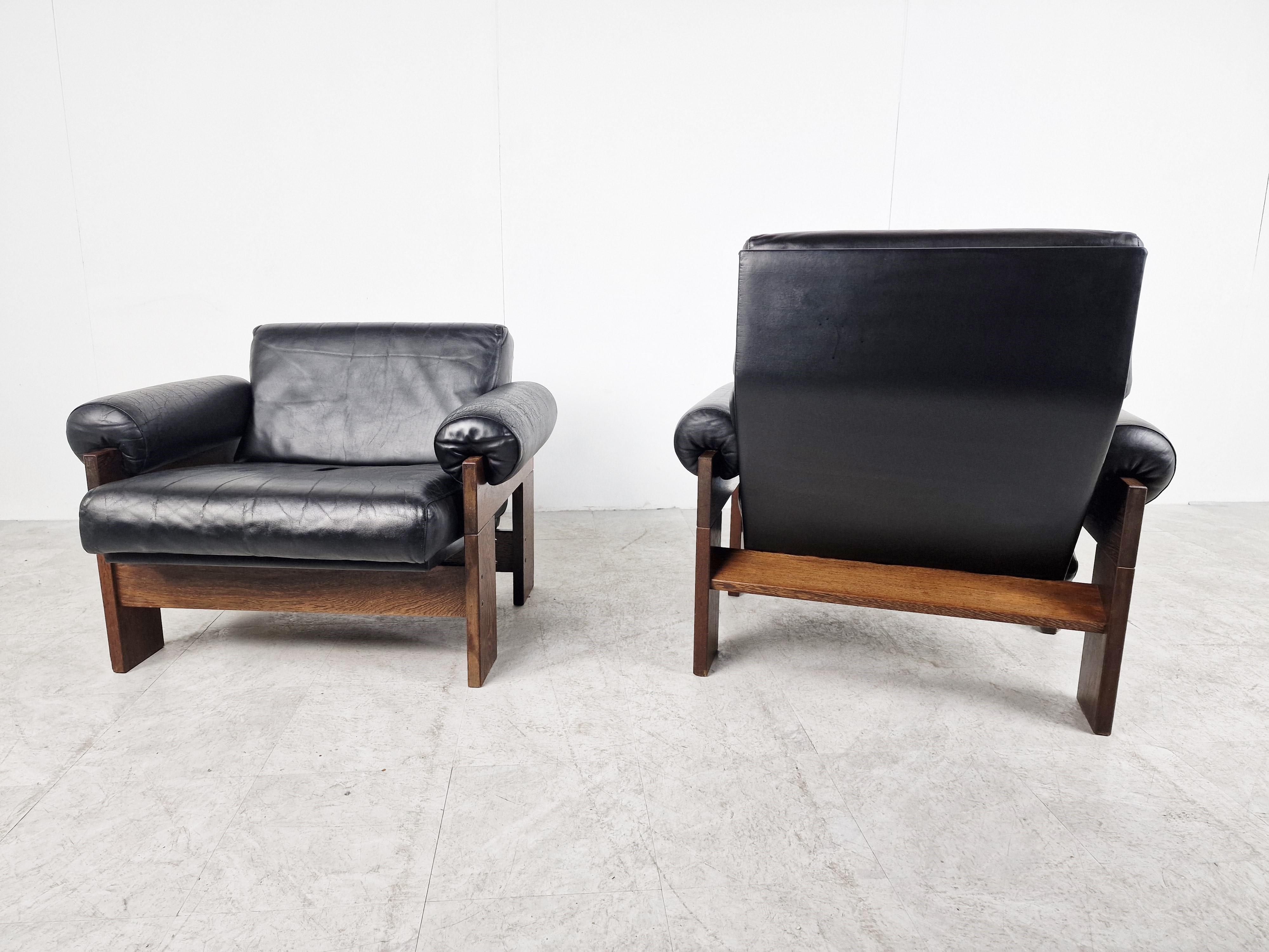 Mid Century SZ73 Armchairs by Martin Visser for Spectrum, 1960s In Good Condition In HEVERLEE, BE