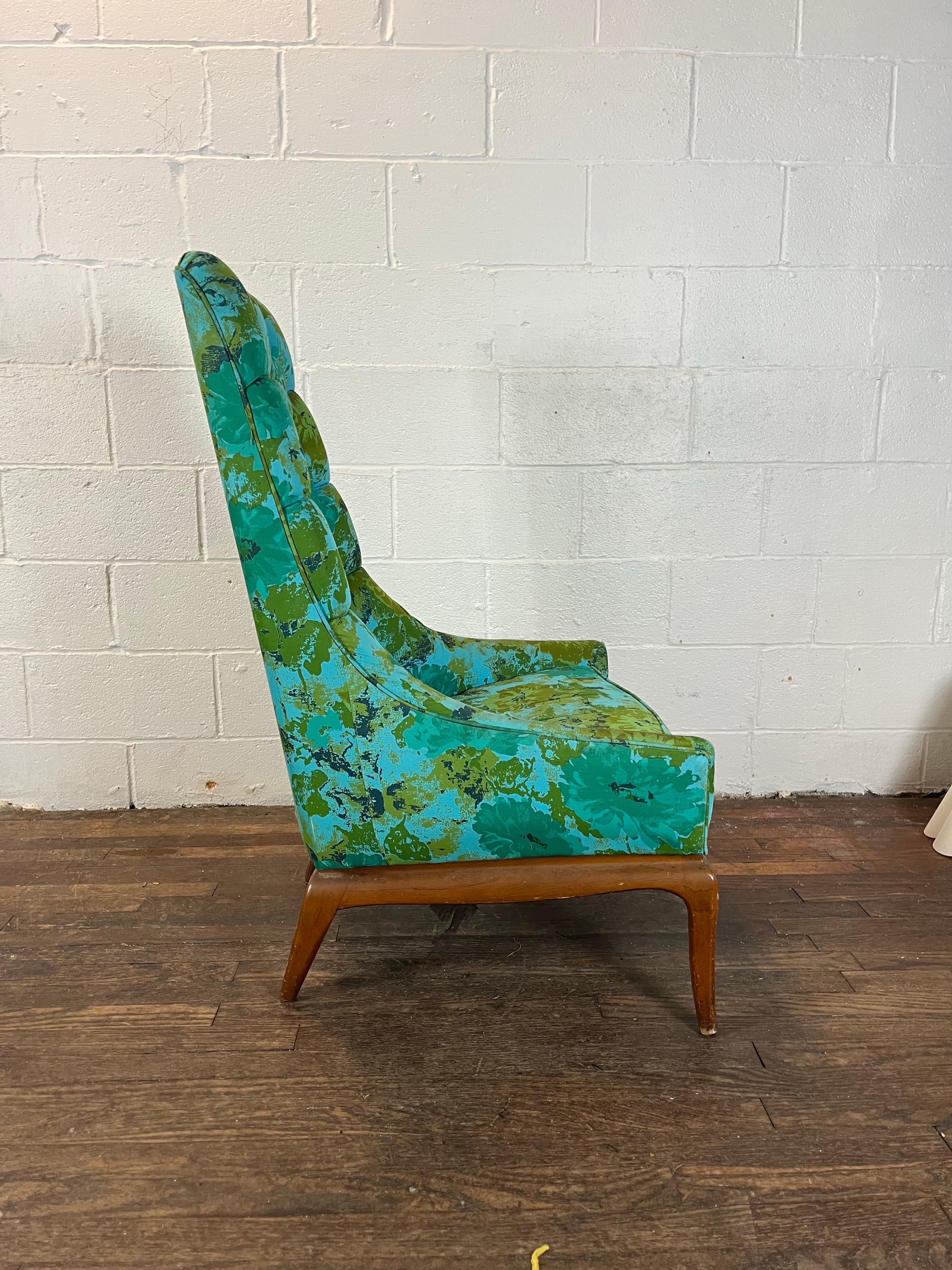 Mid Century T H Robsjohn-Gibbings für Widdicomb Highback Lounge Chair (amerikanisch) im Angebot
