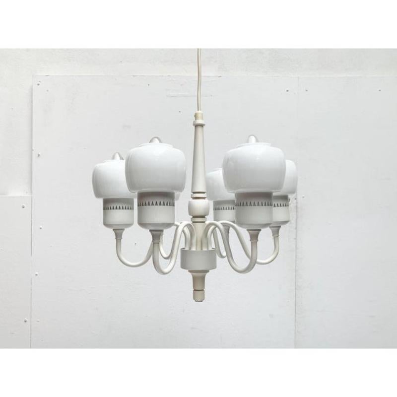 Swedish Mid-Century T526 Chandelier by Hans-Agne Jakobsson, 1960s For Sale