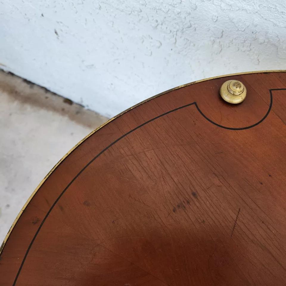 Mid Century Table 2 Tier Hollywood Regency For Sale 3