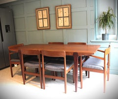 Mid Century Dining table and Chairs by John Herbert for A Younger