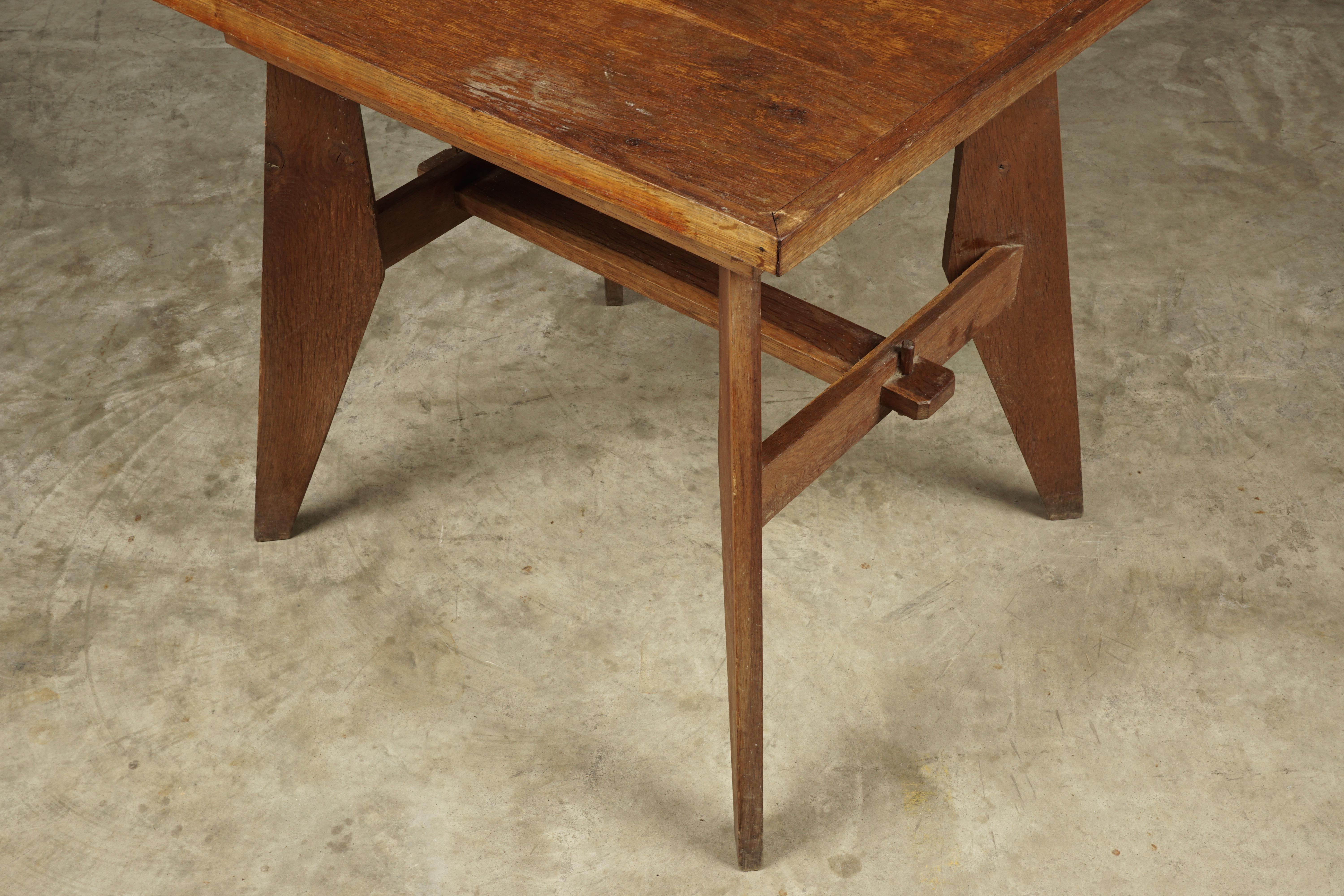 Mid-20th Century Midcentury Console Table Designed by Rene Gabriel, France, circa 1945