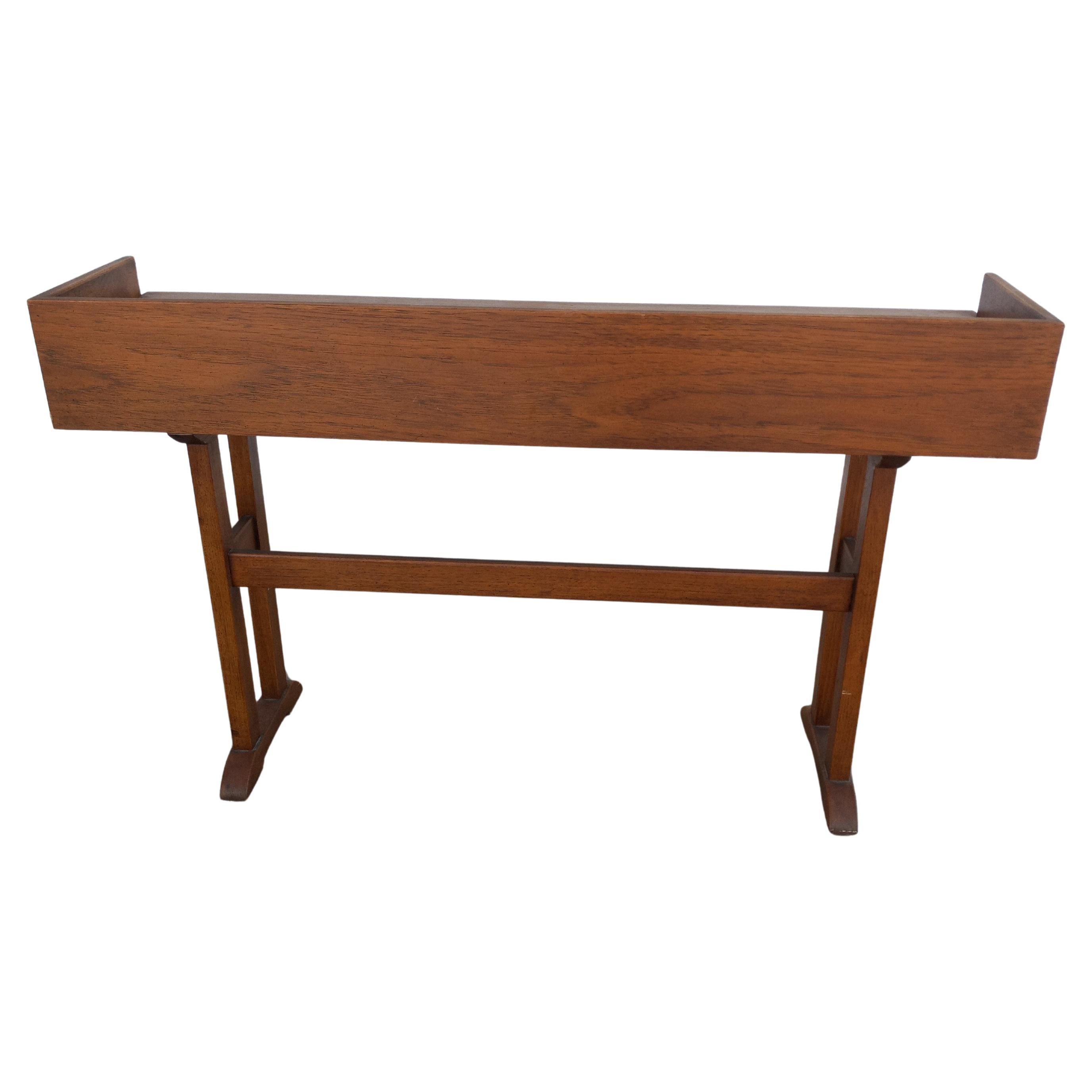 Mid Century Table Desk Console For Sale