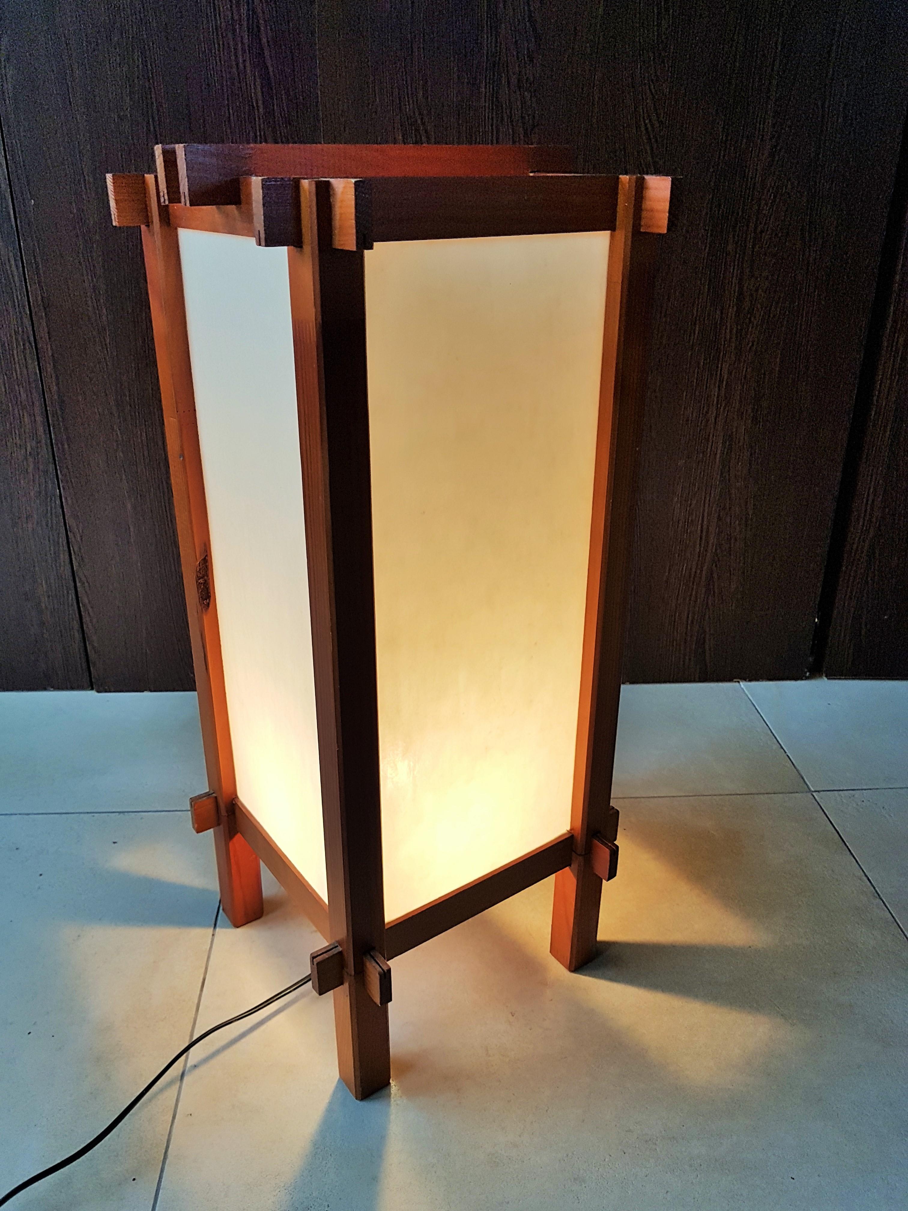 Midcentury Table Floor Lamp, Denmark, 1960 In Good Condition For Sale In Saarbruecken, DE