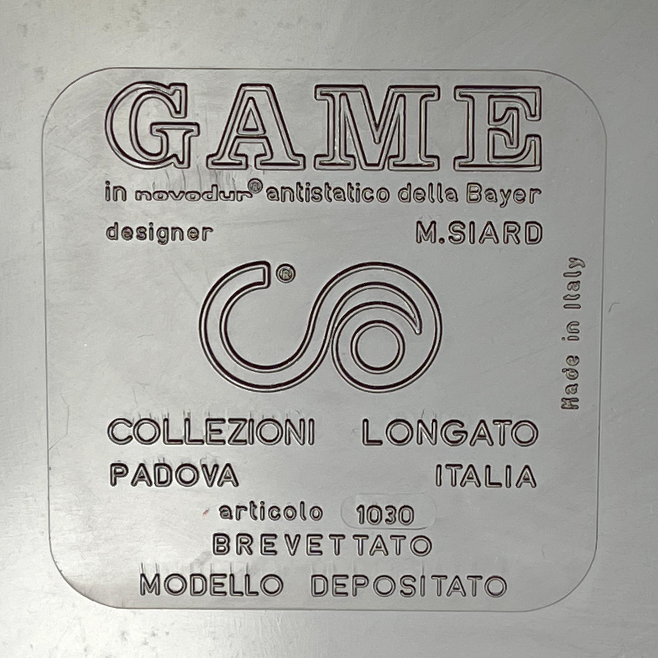 Mid-century table Game by Marcello Siard for Longato 1960s 3