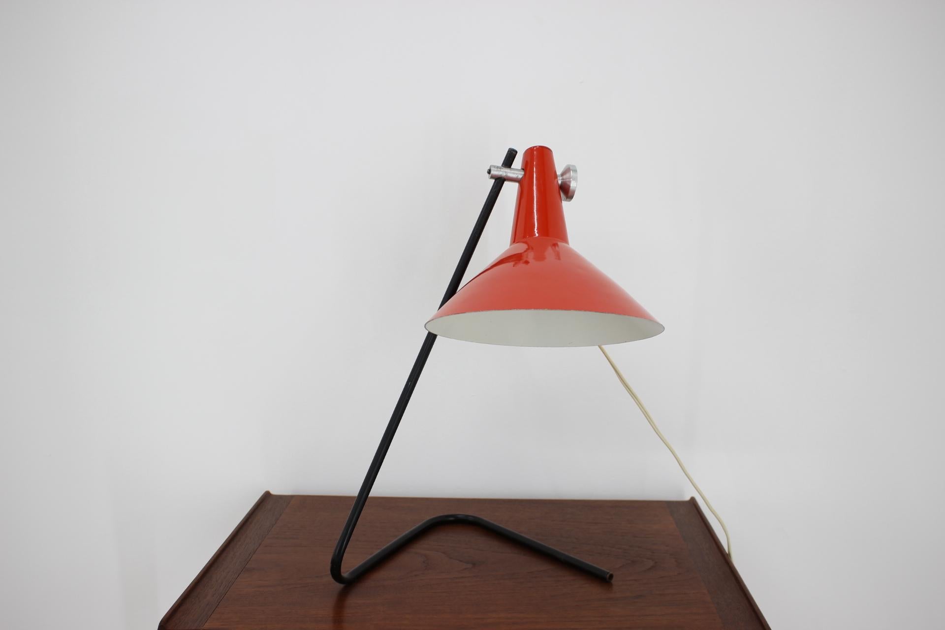 Czech Midcentury Table Lamp, 1960s