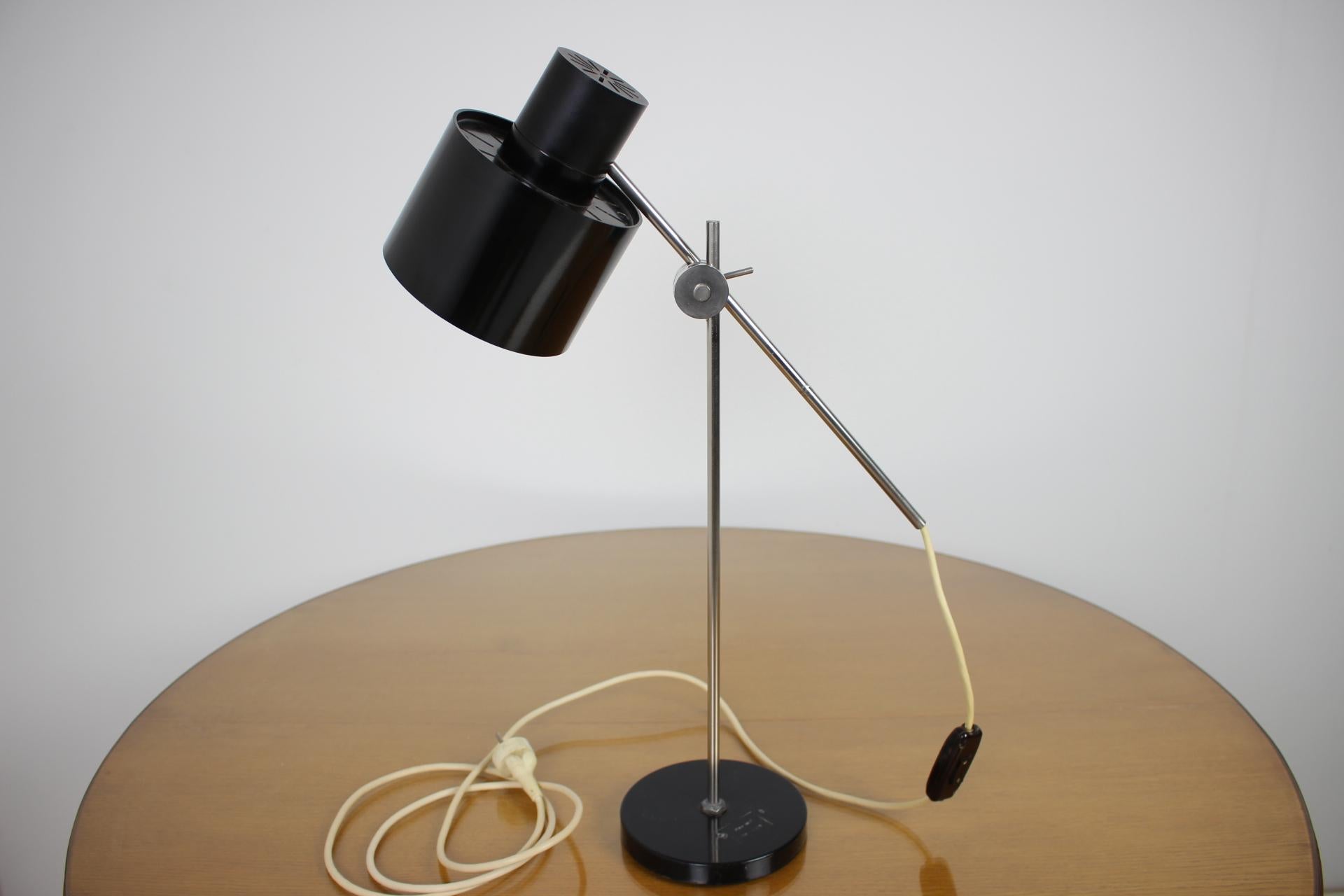 Czech Midcentury Table Lamp, 1970s For Sale