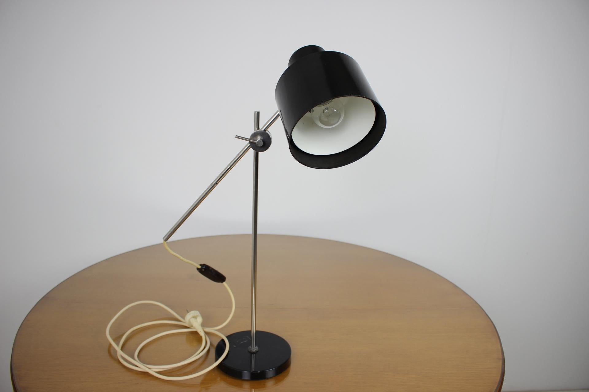 Midcentury Table Lamp, 1970s In Good Condition For Sale In Praha, CZ