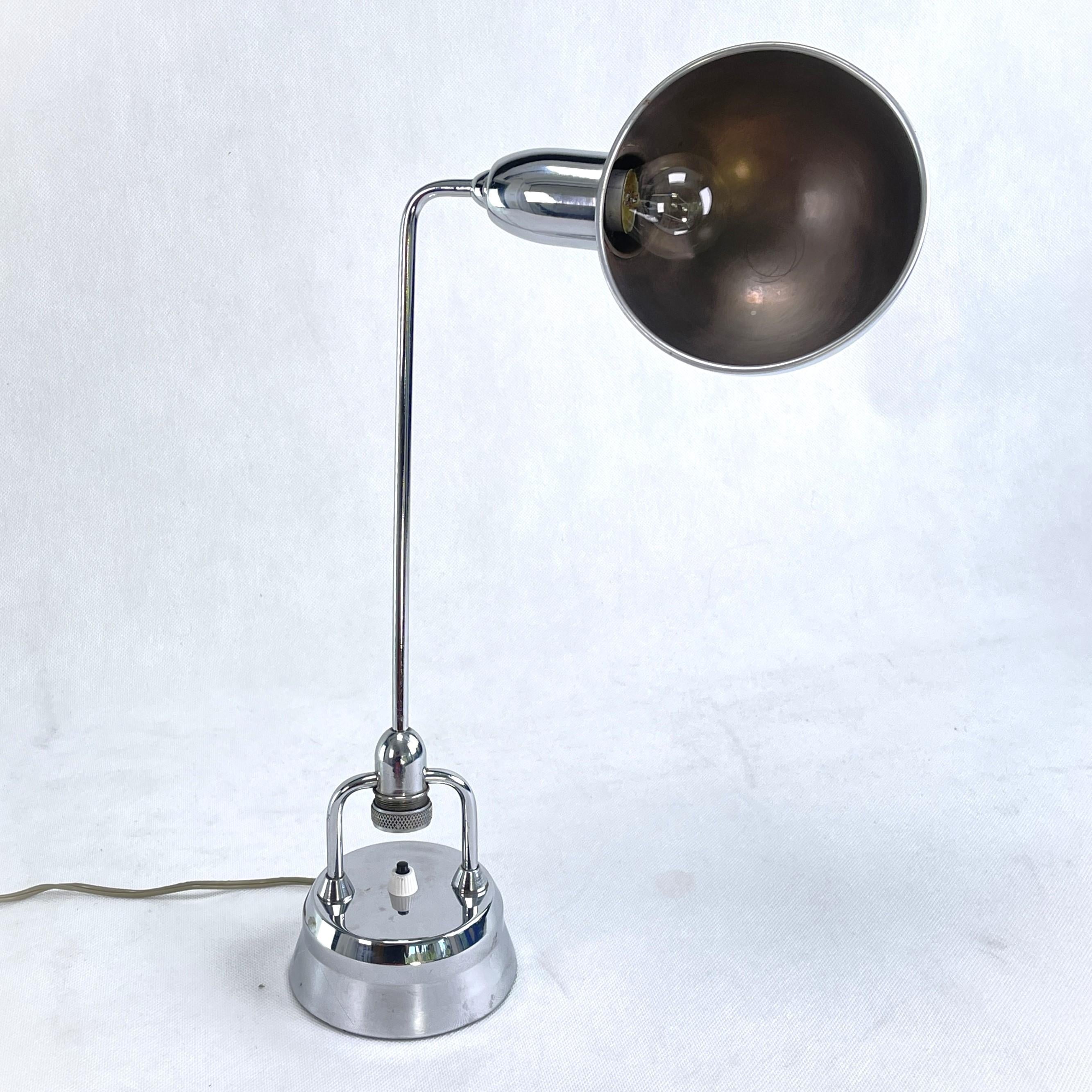 Mid-Century Modern Mid-Century Table Lamp 600 selected by Charlotte Perriand for Jumo, 1930s