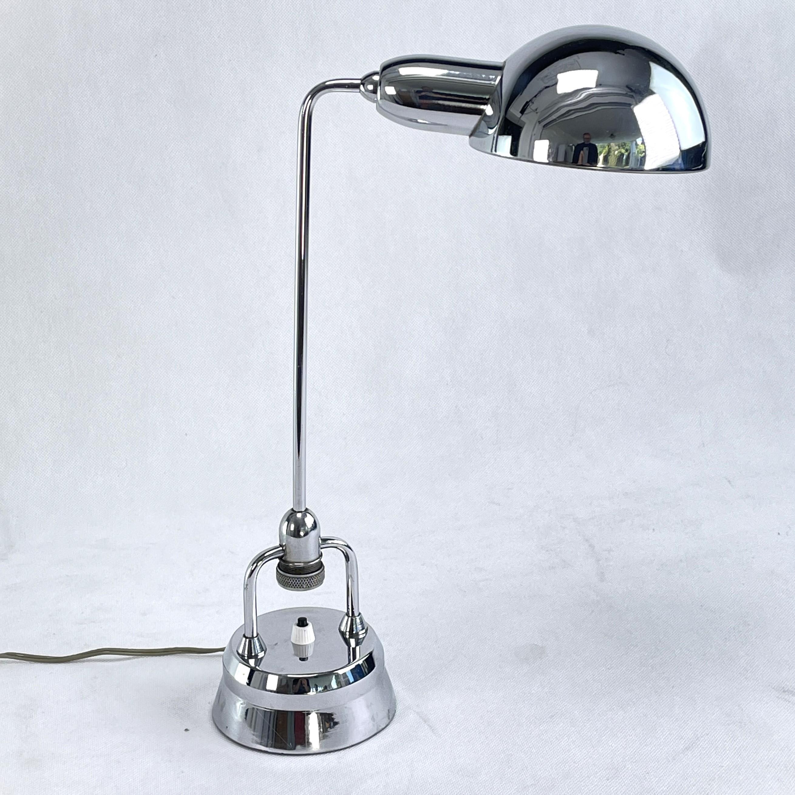 Mid-20th Century Mid-Century Table Lamp 600 selected by Charlotte Perriand for Jumo, 1930s