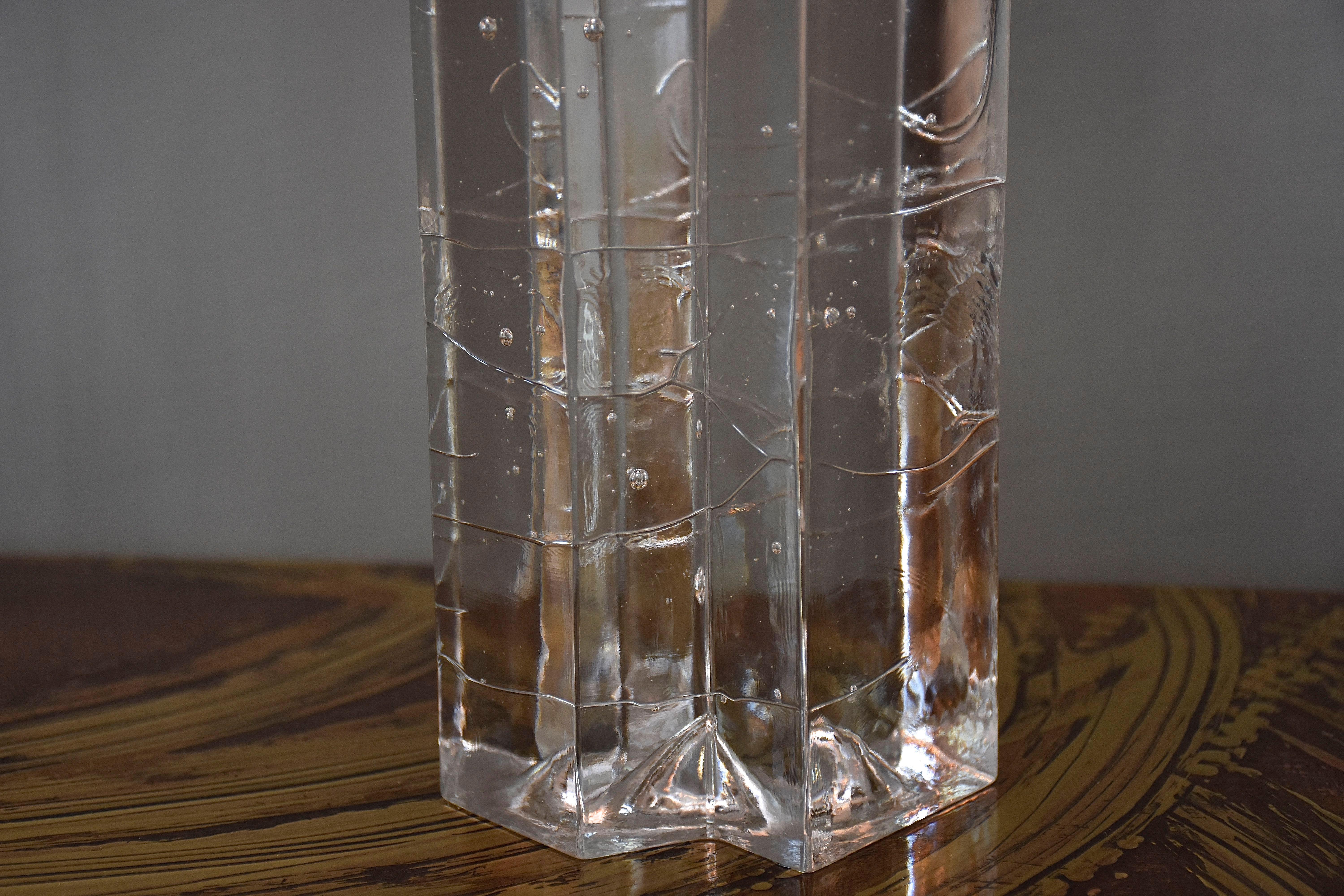 Lampe de table Arkipelago en verre et laiton de Timo Sarpaneva Excellent état - En vente à SON EN BREUGEL, NL